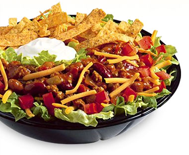 Taco salad, as advertised