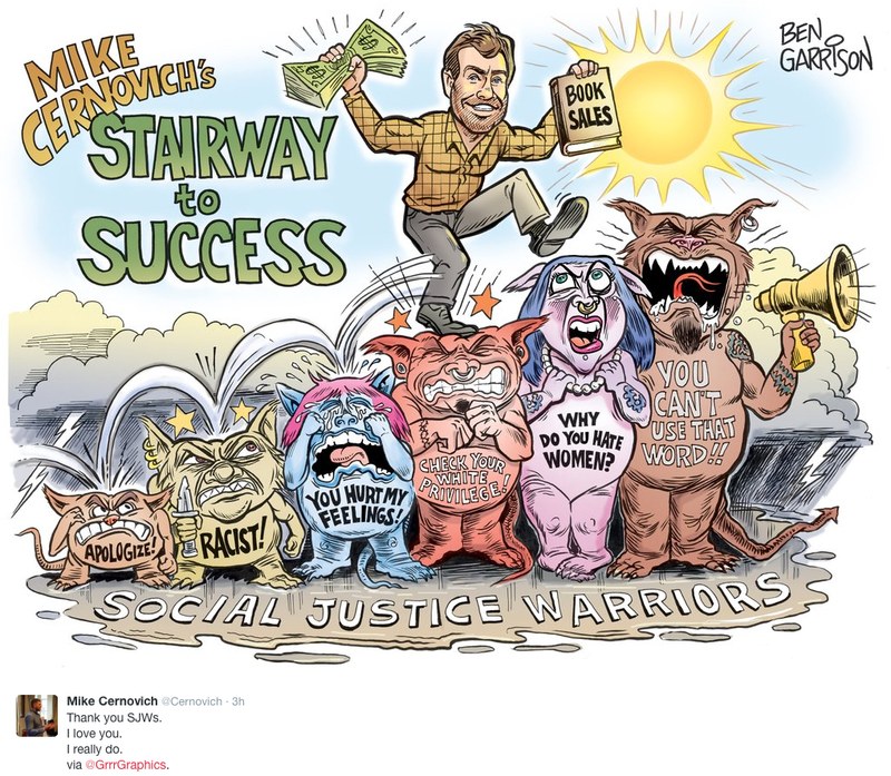 Ben Garrison actual unaltered cartoon