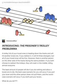The prisoner trolley problemma