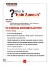 It's speech they hate.