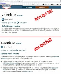 Merriam-Webster silently changes the definition of vaccine