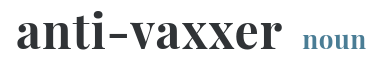 The crooked illogic of "anti-vax" The crooked illogic of "anti-vax"
