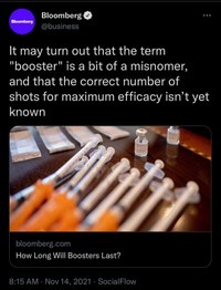 The "right" number of injections was ∞ all along