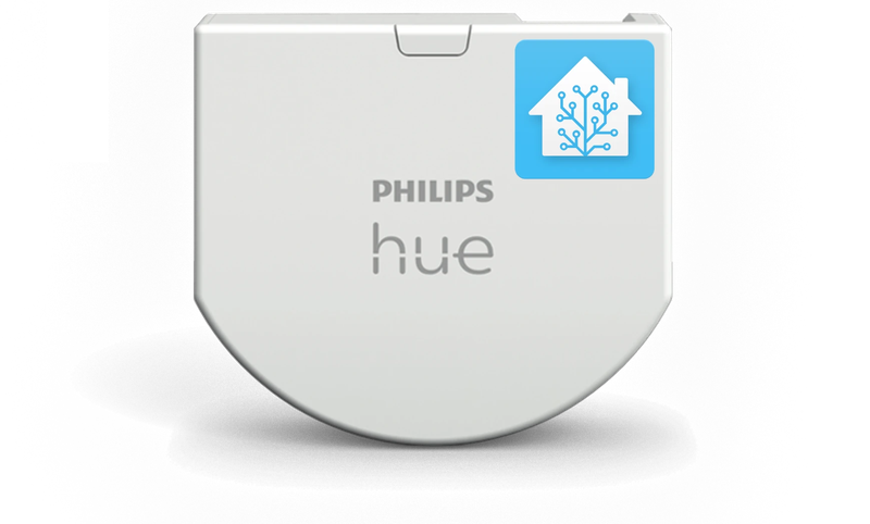 Make the Philips Hue wall switch module work with push button switches in Home Assistant