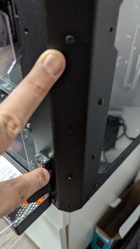 Screws affixed to the enclosure and the electronics holder.jpg