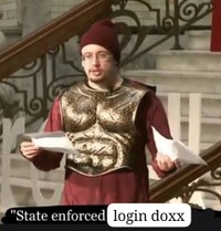 State-enforced login doxx